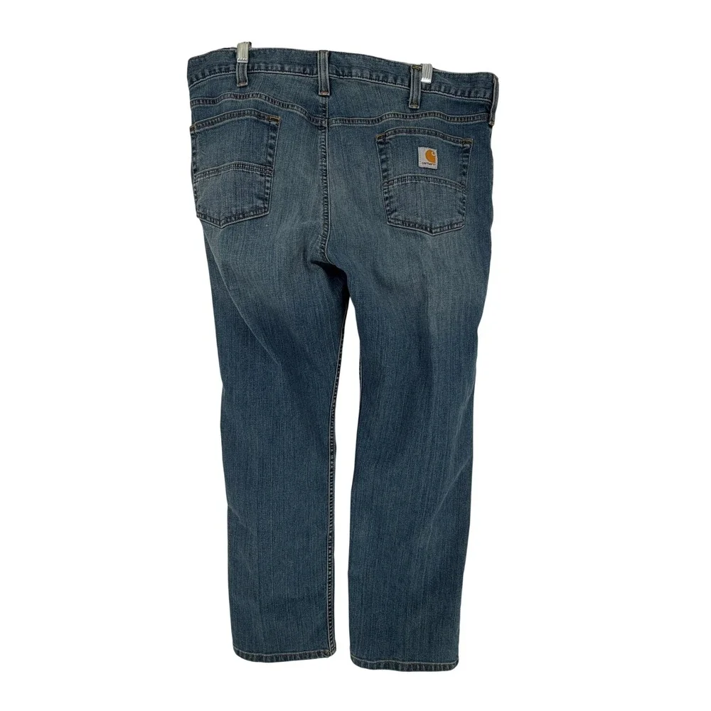Carhartt Relaxed Fit Straight Leg Jeans Mens 38x30 Medium Wash Blue 102804-964